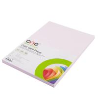 ราคา ONE กระดาษการ์ดสี A4 120 แกรม สีม่วง แพ็ค100แผ่น (7487214437)
