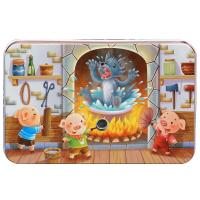 ราคา จิ๊กซอว์ไม้ 60 ชิ้น พร้อมกล่องเหล็ก 4แบบ (17520277406)