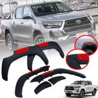 ราคา คิ้วล้อ โป่งล้อ ขนาด 6 นิ้ว รุ่น โตโยต้า ไฮลักซ์ รีโว่ ร็อคโค่ TOYOTA HILUX REVO ROCCO ปี 2015 2021 สีดำด้าน ตัดแดง ยกสูง 4 WD 6 ชิ้น 4 ประตู (6349572550)