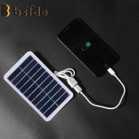 ราคา Bside Tool Store พลังงานแสงอาทิตย์2W แบตสำรองเครื่องชาร์จแบตเตอรี่5V 400mA แผงรับแสงอาทิตย์ขนาดพกพา USB (19892022568)