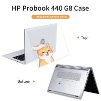 ราคา Apply to HP Probook 440 G8 14 inch Laptop Case for Pavilion 14 dv Protection PVC Hard Shell Notebook Cover Cartoon Case (14959771819)