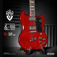 ราคา Guild S 100 Polara Cherry Red กีตาร์ไฟฟ้าทรง SG Mahogany Body (17414438078)