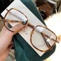 ราคา Glasses square shape glasses filter light blue color frame fashion glasses for women and mens wholesale from Thailand (14877288692)