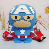ราคา Spiderman Batman Ironman เป้สไปเดอร์แมนน่ารักกระเป๋าสะพายซิลิโคนแบทแมนไอรอนแมนสำหรับเด็กผู้หญิงเด็กน้อยกระเป๋า Dompet Koin เสือดำกระเป๋าเด็กวัยหัดเดินอเวนเจอร์สของขวัญของเล่น (18047350454)