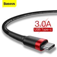 ราคา สายเคเบิล Baseus Type C สำหรับ Samsung S20 Quick Charge 3 0 สายเคเบิล USB C การชาร์จอย่างรวดเร็วสำหรับ Huawei P40 Xiaomi Mi 10 8 (800790462)