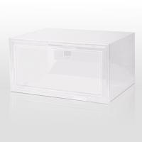 ราคา กล่องพลาสติกใส กล่องเก็บรองเท้า กล่องรองเท้า Shoe Box กล่องใส่รองเท้า พลาสติกแข็ง มีฝาเปิด ปิด กล่องพลาสติก ประหยัดพื้นที่ วางซ้อนต่อได้ (8887890557)