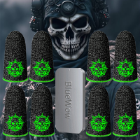 ราคา BlueWow S16 Gaming Finger Sleeve Touch Screen Finger Cot Anti Sweat Thumb Fingers Protector สำหรับเกมโทรศัพท์มือถือ (20766230497)