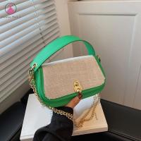 ราคา กระเป๋าสะพายไหล่วินเทจแฟชั่นมีฝาปิดสีสวยกระเป๋าสะพายข้างโทรศัพท์ขนาดเล็ก (20603675864)