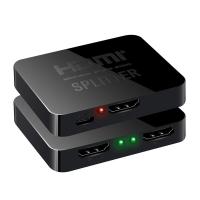 ราคา 1ใน2ออกสาย HDMI Splitter Full HD 1080P HDMI จอแสดงผล3D ตัวแยกวิดีโอ1แหล่งเป็น2จอแสดงผลเหมือนกัน (20122663124)