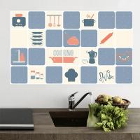 ราคา สติกเกอร์วอลเปเปอร์ กันน้ำ กันน้ำมัน สำหรับห้องครัว ฟิล์มกันเปื้อน กันรอย ติดครัวกันน้ำมันกระเด็น (14203103120)