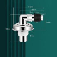 ราคา TZ ฝาปิดท่อน้ำทิ้ง 2 ทาง 3 ทาง ฝาปิดท่อ กันกลิ่น พลักแอนด์เพลย์ floor drain (21165907020)