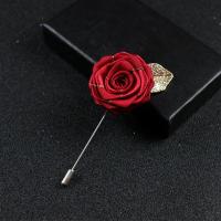 ราคา เข็มกลัดติดปกเสื้อยอดนิยมแบบใหม่เข็มกลัดติดหน้าอกสีแดงสำหรับเสื้อสูทลายดอกกุหลาบเข็มกลัดติดหน้าอกทำมือลายดอกไม้สไตล์เกาหลีสำหรับทั้งผู้ชายและผู้หญิง (8254433954)