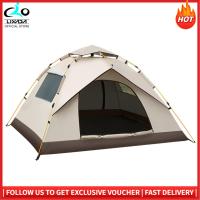 ราคา LIXADA เต็นท์กางอัตโนมัติเต็นท์ตั้งแคมป์ท่องเที่ยวขับเองกลางแจ้งเต็นท์เปิดเร็วแบบพกพากันฝนเต็นท์ป้องกันแสงแดดตกปลาปีนเขาที่พักแดด (19330111836)