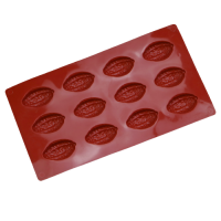 ราคา แม่พิมพ์ซิลิโคน พิมพ์สบู่ พิมพ์วุ้น พิมพ์ขนม รูปเมล็ดโกโก้ 12 ช่อง (17039376892)