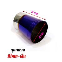 ราคา จุกเลสแท้ สีไทเทเงิน เล็ก กลาง ใหญ่ สำหรับ ท่อผ่าดัง ปลายท่อ ท่อผ่าหมก ท่อเวฟ100 ท่อผ่าเวฟ110i ของแต่งรถเวฟ110i อะไหล่รถมอเตอร์ไซ (3276656137)