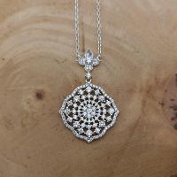 ราคา Silver thai Jewelry สร้อยคอเงินแท้925 ประดับเพชรCZ สร้อยข้อมือแพชั่น ใส่แล้วไม่แพ้ เงินแท้ไม่ชุบ พร้อมส่ง 925 sterling silver necklace Decorated with CZ diamonds (20870445135)