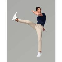 ราคา กางเกงผู้หญิง กางเกงขายาว กางเกง GQ กางเกงชิโน ผ้ายืด ใส่สบาย น้ำหนักเบา เหมาะกับอากาศร้อน สบายจริงๆ สบายจัดๆ บางทีกลับบ้านแล้วลืมถอด ลืมว่าใส่อยู่ (19933201012)