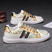 ราคา CODddngkw3 Ready Stock Versace Mens Fashion Low cut Breathable Comfortable Non slip Soft Casual Sports Sneakers Shoes (19659737083)