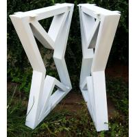 ราคา PradooSiam ขาโต๊ะเหล็ก สไตล์โมเดิร์น ขาโต๊ะทำงาน ขาโต๊ะคอม โต๊ะกินข้าว 1ชุด 2ขา รุ่นPS 115 ทรงดาว สีขาวด้าน สูง70cm ขาเหล็ก DIY แข็งแรง กันสนิ (4552570171)