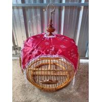 ราคา ผ้าคลุมสี่ชายนกเขาใหญ่ พร้อมลูกตุ้ม ขนาด 16 นิ้ว และ 19 นิ้ว (18825636817)