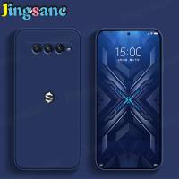 ราคา Jingsanc เคสโทรศัพท์สำหรับ Black Shark 4 4 Proเคสซิลิโคนเหลวนิ่มขอบตรงทรงสี่เหลี่ยมแฟชั่นป้องกันกล้องกันกระแทกด้านหลัง (7889262834)