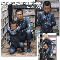 ราคา ชุดแบล็คแพนเธอร์ ชุด Black Panther ชุดแฟนซีเด็ก ชุดฮีโร่ พร้อมส่ง (768928474)