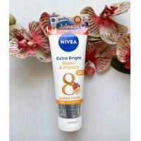ราคา 320 ml ผลิต 09 22 Nivea Extra White Repair Protect SPF50 PA 50x Vitamin C ครีมกันแดด นีเวีย ไวท์ รีแพร์ ขาว (20068446383)