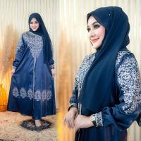 ราคา อาบาย่า ลายปักแน่น เดรสออกงานอิสลาม สไตล์สาวมุสลิมอาหรับดูไบ สวยอลังการมีหลายสีให้เลือก IM34 (20523338949)
