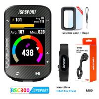 ราคา IGPSPORT จักรยานมีตัววัดความเร็วรอบปั่นนำทาง Gpsมาตรอัตราเร็วไร้สายคอมพิวเตอร์ GPS จักรยาน Bsc300 IPX7กันน้ำ (19382360783)