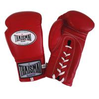 ราคา THAISMAI BG121 นวมชกมวย แบบเชือก นวมซ้อมมวย อุปกรณ์มวยไทย นวมต่อยมวย นวม แบบเชือก หนังแท้ สีแดง Boxing Gloves Red Leather Lace Up THAIFIGHTPRO (18822645099)