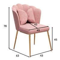 ราคา GoodLuck เก้าอี้ร้านกาแฟ โมเดิร์น เก้าอี้ทำงาน เก้าอี้อาหาร ขาทอง ch39 (20126343182)