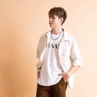 ราคา haas เสื้อแจ็คเก็ต ผ้าคอตตอนทวิล 100 เส้นดาย SFSJ2001 (20412096106)