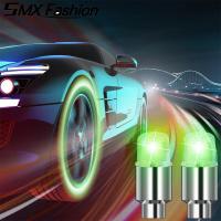 ราคา SMX จุกปิดลมยางล้อรถยนต์ Led 2ชิ้นอุปกรณ์ไฟวาล์วมีสีสันฝาครอบก้านวาล์วลมสำหรับจักรยานเสือภูเขาจักรยานมอเตอร์ไซค์ (14333652471)