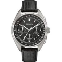 ราคา Bulova Mens Archive Series Lunar Pilot 6 Hand Chronograph High Performance Quartz Stainless Steel and Black Nylon Strap Watch Set Sapphire Crystal Style 96B251 (16961021250)