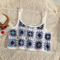 ราคา เสื้อครอปสายเดี่ยว ครอปถักไหมพรม เสื้อกล้ามถัก สายเดี่ยวcroptop มีหลายสี (17871523517)