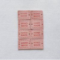 ราคา แพ็คละ 8 ชิ้น ป้าย Handmade ป้าย Handmade จิ๋ว เลียนแบบหนังกลับ ขนาด 1 5x2 ซม (16339681348)