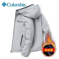 ราคา Columbia เสื้อแจ็คเก็ตกีฬาสำหรับผู้ชายฤดูใบไม้ร่วงและฤดูหนาวถอดได้ลำลองกันลมผ้าฟลีซให้ความอบอุ่นและกันลม (17741104024)