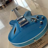 ราคา Gibson ES 335กึ่งกลวงสีฟ้ากีต้าร์ไฟฟ้า22เฟรตต์ Humbucking ปิ๊กอัพสำหรับกีตาร์ไฟฟ้ากีตาร์มืออาชีพกีต้าร์ไฟฟ้า (20987506086)