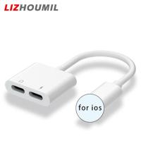 ราคา LIZHOUMIL 2 In 1 OTG Usb For Iphone Xs Max Xr X 7 8 Plus Adapter Charging Port To 3 5mm Cable Splitter (20762204148)
