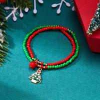 ราคา สร้อยข้อมือต้นคริสต์มาสซานต้าลูกปัดสองชั้นสร้อยคอแบบจี้ห้อยเครื่องประดับอัญมณีแฟชั่นเครื่องประดับของขวัญคริสต์มาส (20809314882)