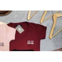 ราคา เสื้อเรยอน คอวี ปักอก CC OO ผ้านิ่มใส่สบาย (20267029269)