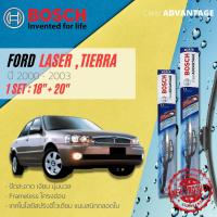ราคา BOSCH CLEAR Advantage ใบปัดน้ำฝน BOSCH ก้านอ่อน คู่หน้า 18 20 Hook สำหรับ FORD LASER TIERRA year 2000 2003 ฟอร์ด เลเซอร์ เทียร่า ปี 0001020343444546 (14830568102)
