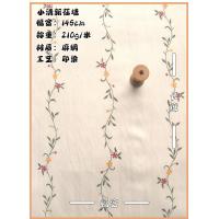 ราคา ผ้าผ้าไหมลินินผสมลายดอกเดซี่พื้นขาวสไตล์คันทรี่ชุดเดรสฤดูร้อนเสื้อเชิ้ตกี่เพ้ายาวผ้าทำเสื้อผ้า (18095382897)