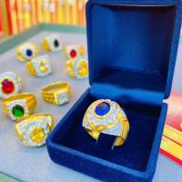 ราคา แหวนทองคำแท้ 90 พลอยสังเคราะห์ ยอดนิยม มีใบรับประกัน ราคาเป็นมิตร (15506684954)