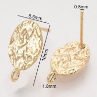 ราคา 2 pcs Brass Stud Earring Findings with Loop and 925 Sterling Silver Pins Real 18K Gold Plated Nickel Free Watermelon 9x16mm Hole 2 5mm Pin 0 8mm for Jewelry Necklace Making DIY (15224673835)