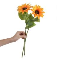 ราคา ดอกทานตะวันเทียม2ชิ้นก้านยาวผ้าไหมปลอมตกแต่งดอกทานตะวันสำหรับงานแต่งงานกลางแจ้งที่บ้านงานเลี้ยงวันเกิด (21171316150)