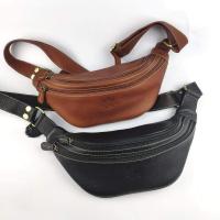 ราคา กระเป๋าคาดอก คาดเอว กระเป๋าหนังแท้ (21135357591)