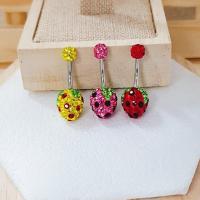 ราคา จิวสะดือ จิวใส่สะดือ เครื่องประดับร่างกาย สีเงิน ประดับด้วยคริสตัลแท้ ขนาดก้าน 1 6 ยาว 2 5 เซน สินค้าเกรดพรีเมี่ยม จาก เกาหลี (5281064393)