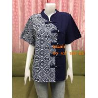 ราคา เสื้อผ้าฝ้าย เสื้อผ้าพื้นเมือง เสื้อไซส์ใหญ่ อก42 เสื้อผู้หญิง เสื้อคอจีน ราคาถูก มีให้เลือกหลากหลาย ส่งไว เสื้อสาวอวบ (15917839441)