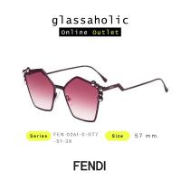 ราคา ลดกระหน่ำ แว่นกันแดด FENDI รุ่น FEN 0261 S ทรงห้าเหลี่ยม สีBrown ดีไซน์เกร๋จนต้องร้องว้าว (20476936243)